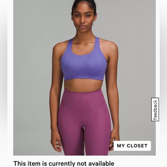 Lululemon sports bra in charged indigo - Picture 1 of 1